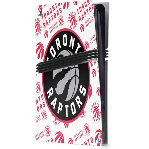 NBA Toronto Raptors Logo Blast PS5 Pro Console Skin